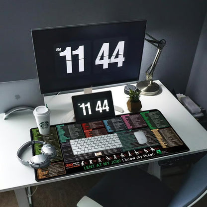 Tapis de bureau antidérapant et anti-taches