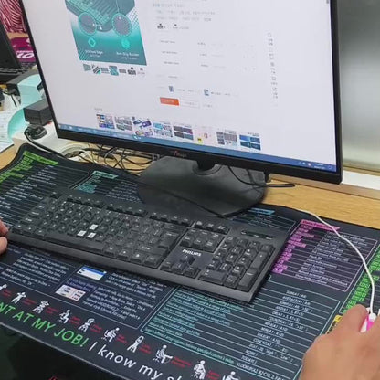 Tapis de bureau antidérapant et anti-taches