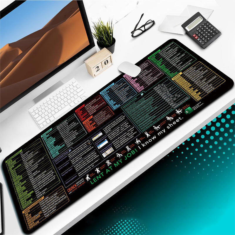 Tapis de bureau antidérapant et anti-taches