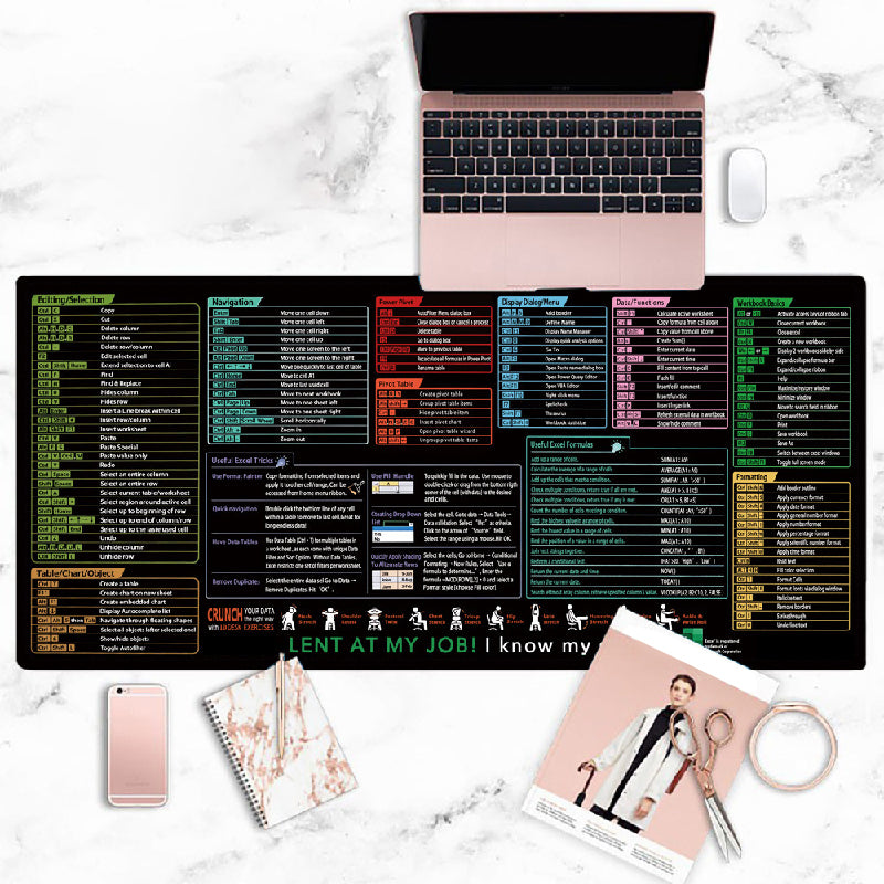 Tapis de bureau antidérapant et anti-taches