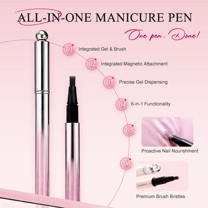 📢📢50 % de réduction !! ⏰ Stylo Gel « Œil de Chat » Tout-en-Un - Effet Professionnel à la Maison 💅