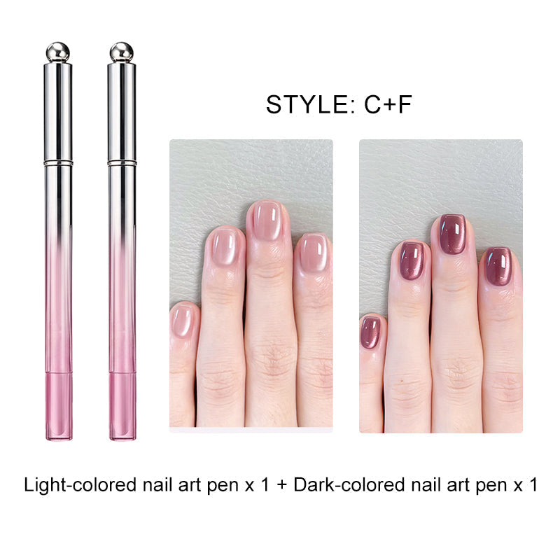 📢📢50 % de réduction !! ⏰ Stylo Gel « Œil de Chat » Tout-en-Un - Effet Professionnel à la Maison 💅