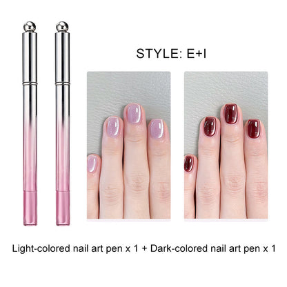 📢📢50 % de réduction !! ⏰ Stylo Gel « Œil de Chat » Tout-en-Un - Effet Professionnel à la Maison 💅