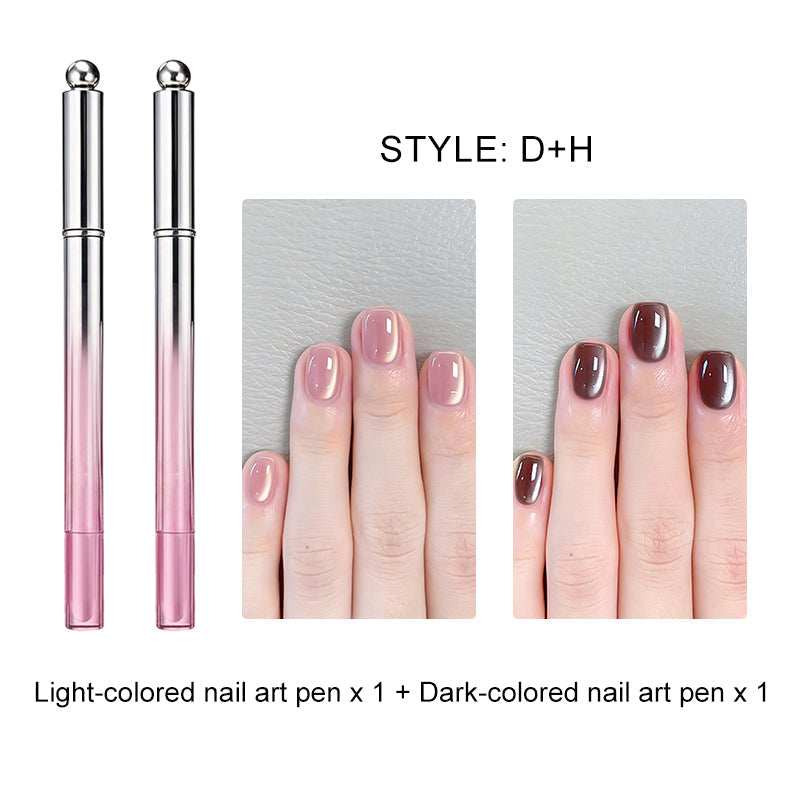 📢📢50 % de réduction !! ⏰ Stylo Gel « Œil de Chat » Tout-en-Un - Effet Professionnel à la Maison 💅