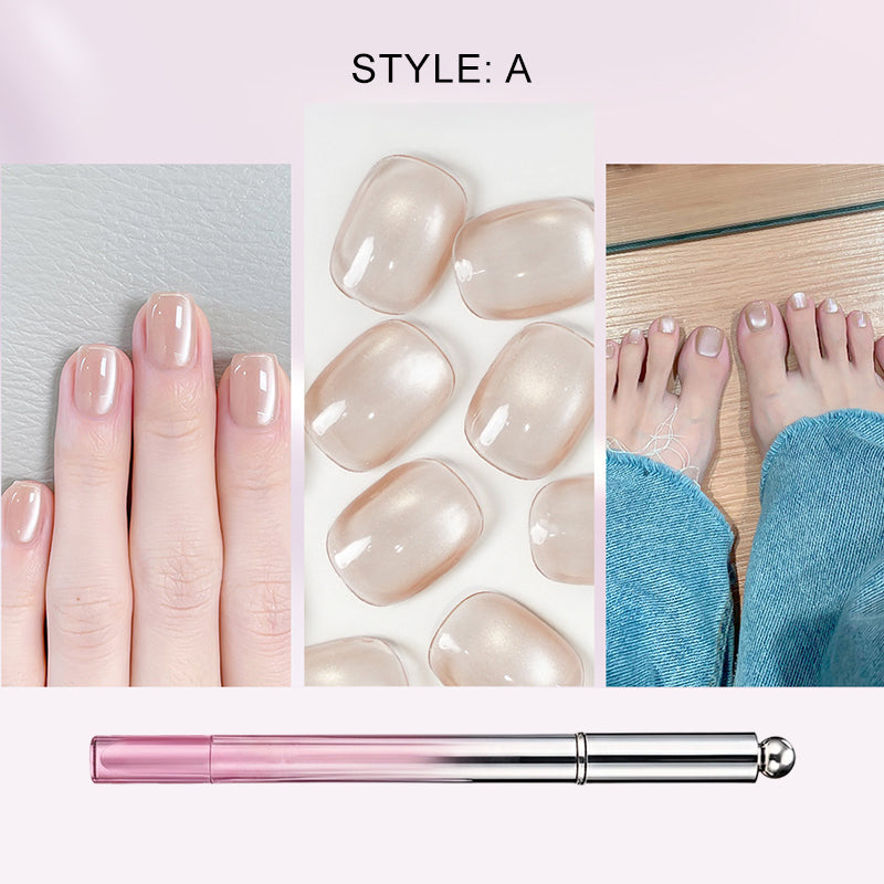 📢📢50 % de réduction !! ⏰ Stylo Gel « Œil de Chat » Tout-en-Un - Effet Professionnel à la Maison 💅