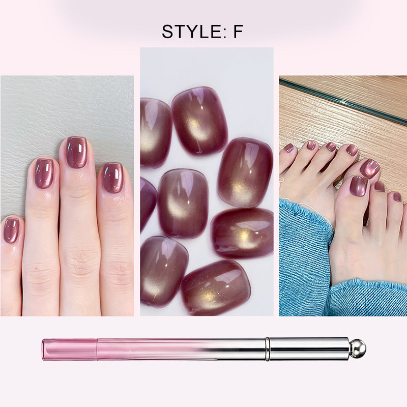 📢📢50 % de réduction !! ⏰ Stylo Gel « Œil de Chat » Tout-en-Un - Effet Professionnel à la Maison 💅