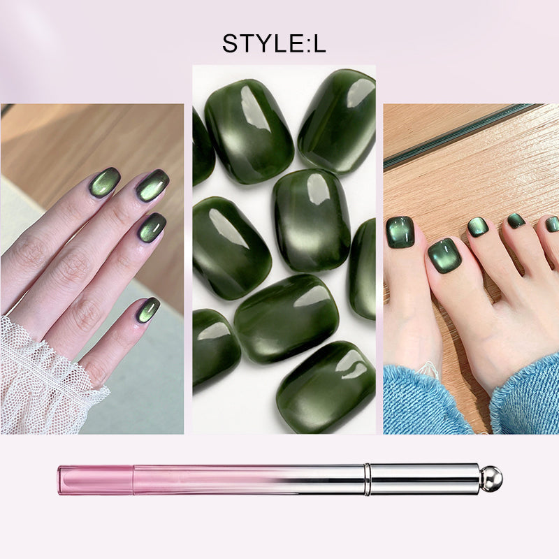 📢📢50 % de réduction !! ⏰ Stylo Gel « Œil de Chat » Tout-en-Un - Effet Professionnel à la Maison 💅