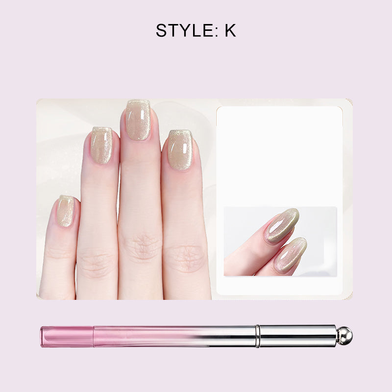 📢📢50 % de réduction !! ⏰ Stylo Gel « Œil de Chat » Tout-en-Un - Effet Professionnel à la Maison 💅