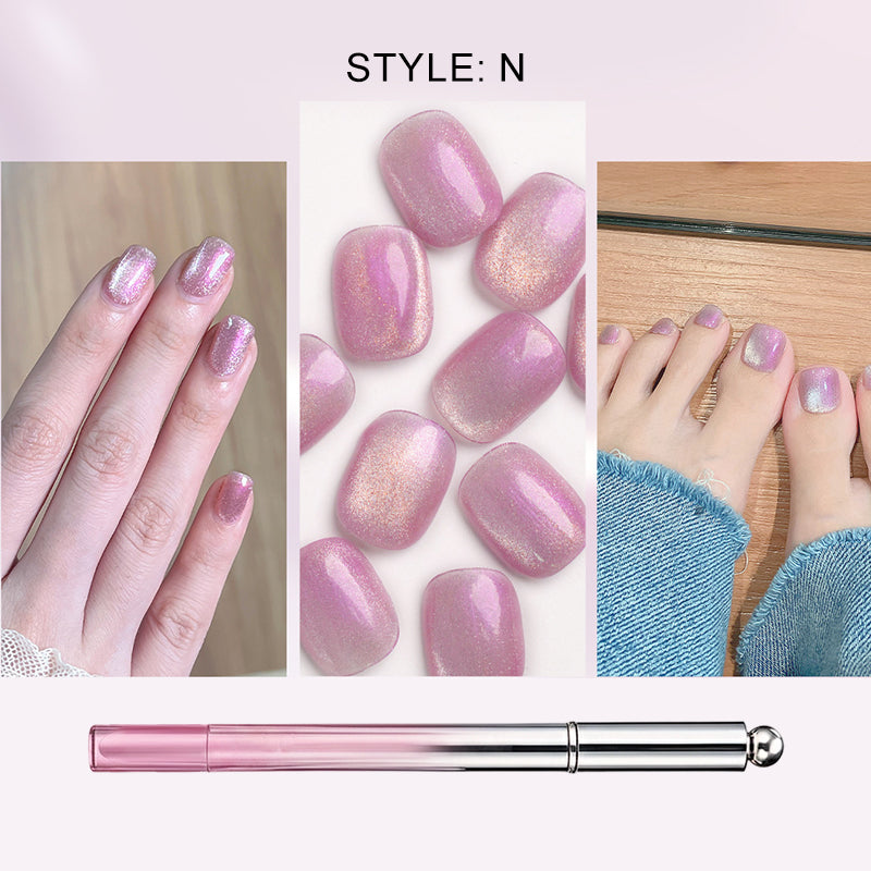 📢📢50 % de réduction !! ⏰ Stylo Gel « Œil de Chat » Tout-en-Un - Effet Professionnel à la Maison 💅