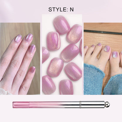 📢📢50 % de réduction !! ⏰ Stylo Gel « Œil de Chat » Tout-en-Un - Effet Professionnel à la Maison 💅