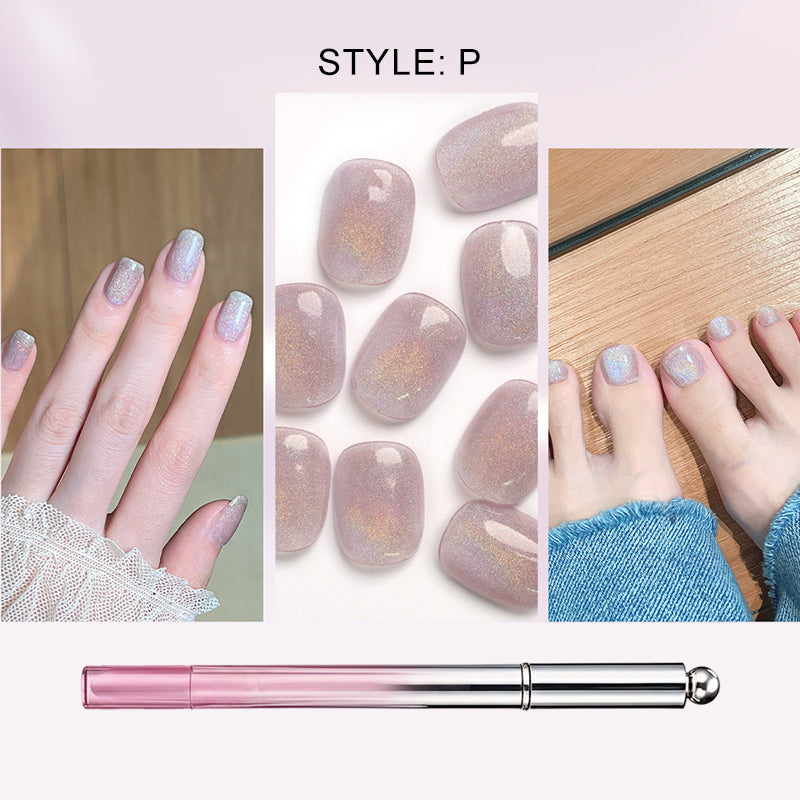 📢📢50 % de réduction !! ⏰ Stylo Gel « Œil de Chat » Tout-en-Un - Effet Professionnel à la Maison 💅
