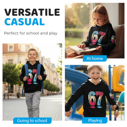 🔥👉 50% de réduction ! Sweat à Capuche Enfant avec Mème 67 – Impression Numérique Éclatante, Confortable & Polyvalent pour Tous les Jours !