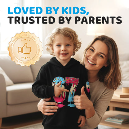 🔥👉 50% de réduction ! Sweat à Capuche Enfant avec Mème 67 – Impression Numérique Éclatante, Confortable & Polyvalent pour Tous les Jours !