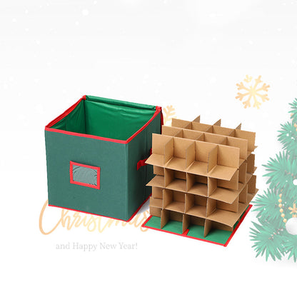 Boîte de rangement pliable pour décorations de Noël