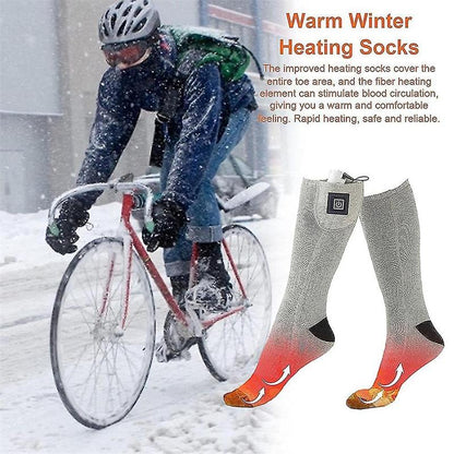 🎊 50% off 🎊 Chaussettes chauffantes à température réglable - batterie améliorée - unisexe