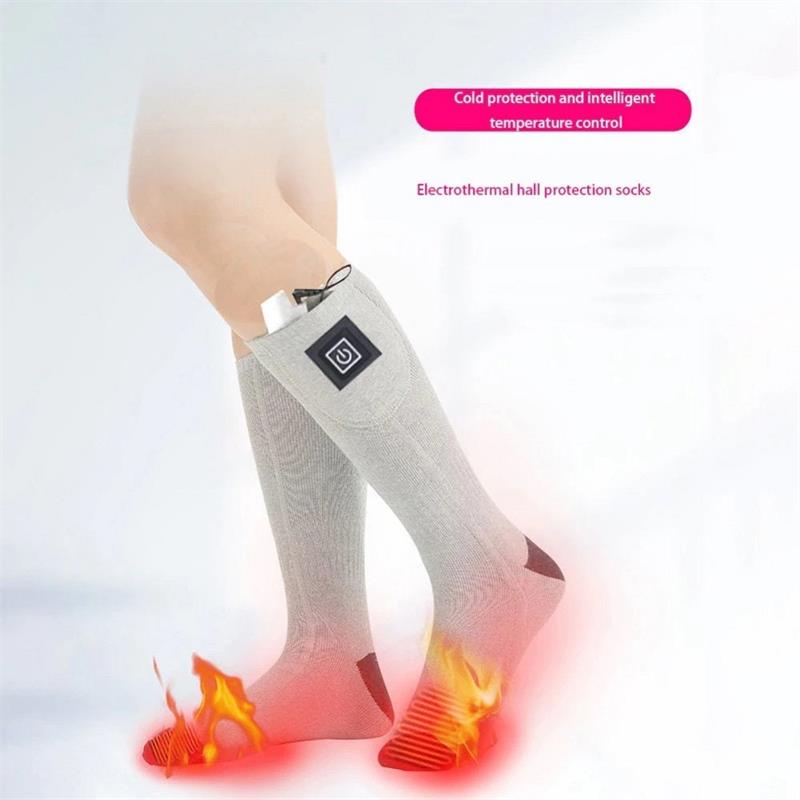 🎊 50% off 🎊 Chaussettes chauffantes à température réglable - batterie améliorée - unisexe