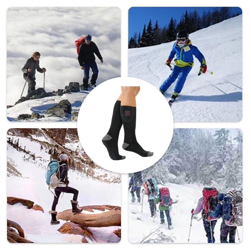 🎊 50% off 🎊 Chaussettes chauffantes à température réglable - batterie améliorée - unisexe