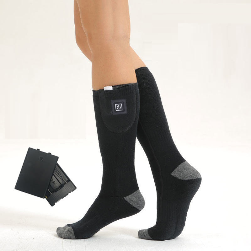 🎊 50% off 🎊 Chaussettes chauffantes à température réglable - batterie améliorée - unisexe