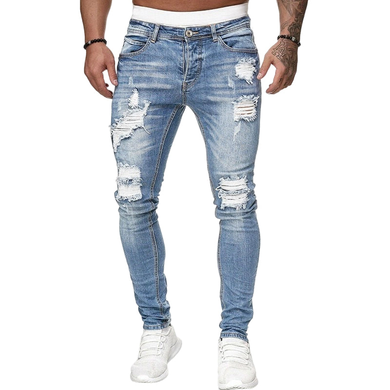 Jean skinny déchiré élégant pour homme