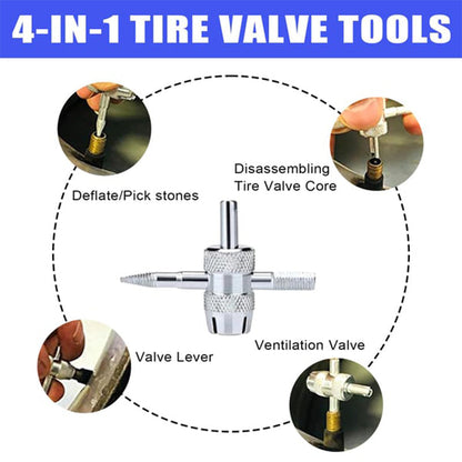 Kit d’outils pour valve de pneu de voiture à changement rapide