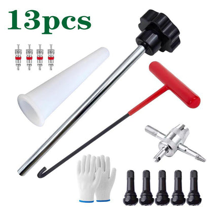 Kit d’outils pour valve de pneu de voiture à changement rapide
