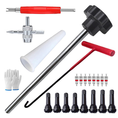 Kit d’outils pour valve de pneu de voiture à changement rapide