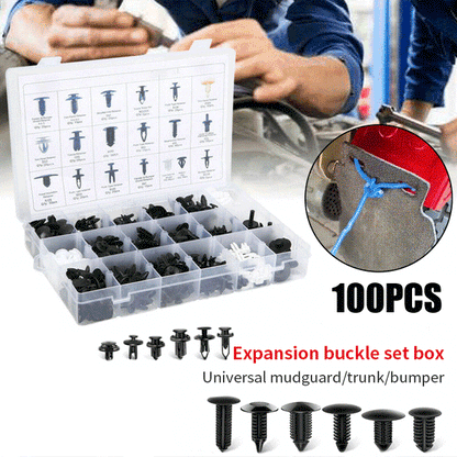 🔩 ACHETEZ 2, OFFERT 1 ! 🚗 Lot de 100 Clips à Vis d‘Extension – Universel, Haute Compatibilité & Installation Facile 🧰