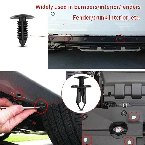 🔩 ACHETEZ 2, OFFERT 1 ! 🚗 Lot de 100 Clips à Vis d‘Extension – Universel, Haute Compatibilité & Installation Facile 🧰