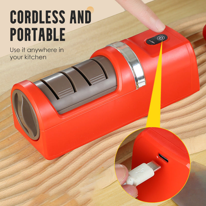 Aiguiseur automatique pour couteaux de cuisine🔥Achetez 2 articles et bénéficiez de la livraison gratuite