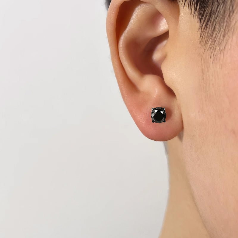 Boucles d'oreilles à clip magnétique en zirconium – sans perçage
