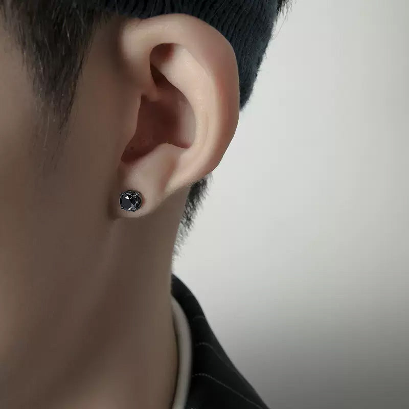 Boucles d'oreilles à clip magnétique en zirconium – sans perçage