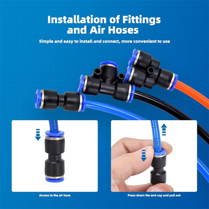 🔧 50% DE RÉDUCTION ! 💨 Kit de Raccords Pneumatiques 1/4' – Connexion Rapide, Universel & Haute Pression pour Outils & Compresseurs ⚙️