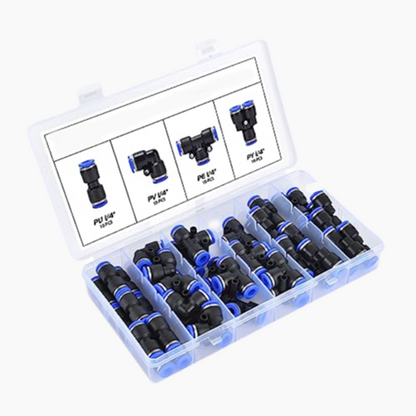🔧 50% DE RÉDUCTION ! 💨 Kit de Raccords Pneumatiques 1/4' – Connexion Rapide, Universel & Haute Pression pour Outils & Compresseurs ⚙️