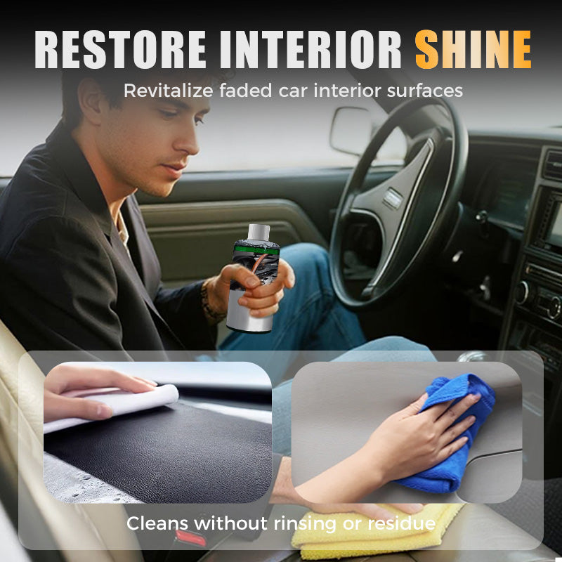 🔥Offre à durée limitée-Polish instantané pour intérieur de voiture, brillance et protection