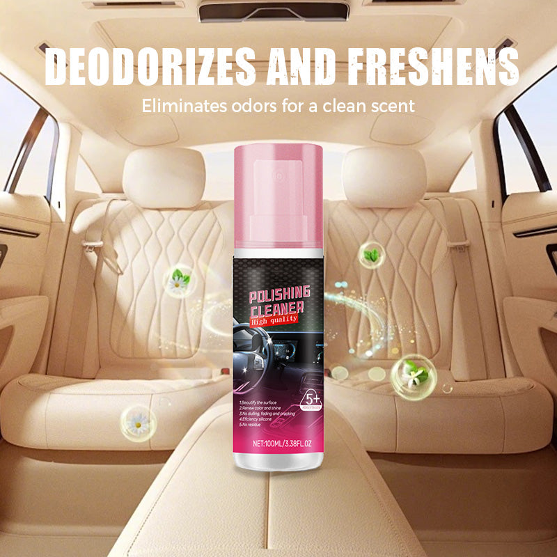 🔥Offre à durée limitée-Polish instantané pour intérieur de voiture, brillance et protection