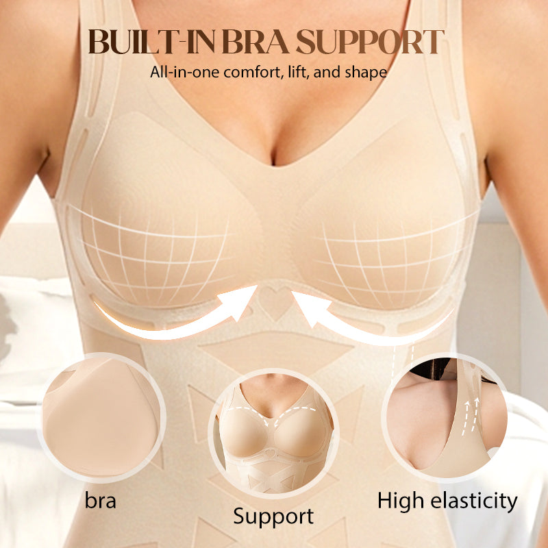 Sous-vêtement Gainant Sans Couture avec Soutien-gorge Intégré