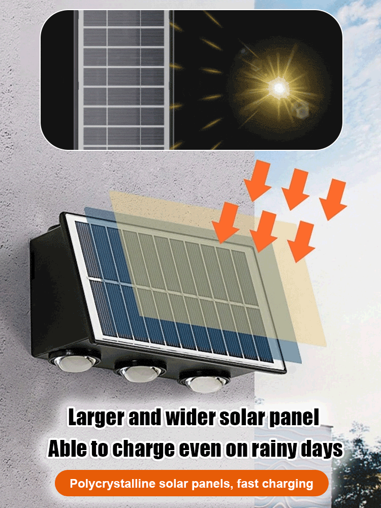 Applique Murale à Énergie Solaire