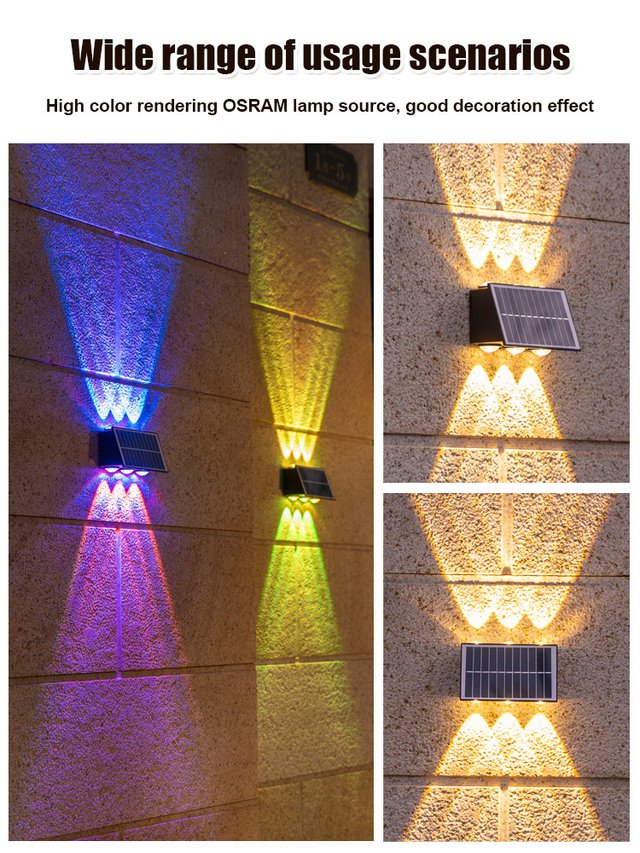 Applique Murale à Énergie Solaire