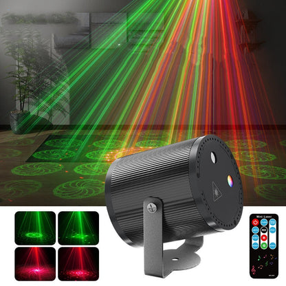 🎉🎇50% de réduction ! Projecteur laser DJ – 7 modes, télécommande & synchronisation musicale