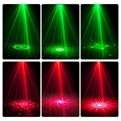 🎉🎇50% de réduction ! Projecteur laser DJ – 7 modes, télécommande & synchronisation musicale