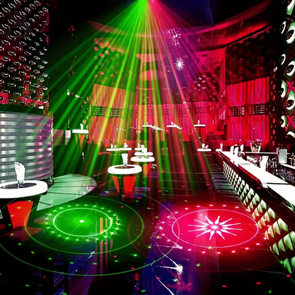 🎉🎇50% de réduction ! Projecteur laser DJ – 7 modes, télécommande & synchronisation musicale