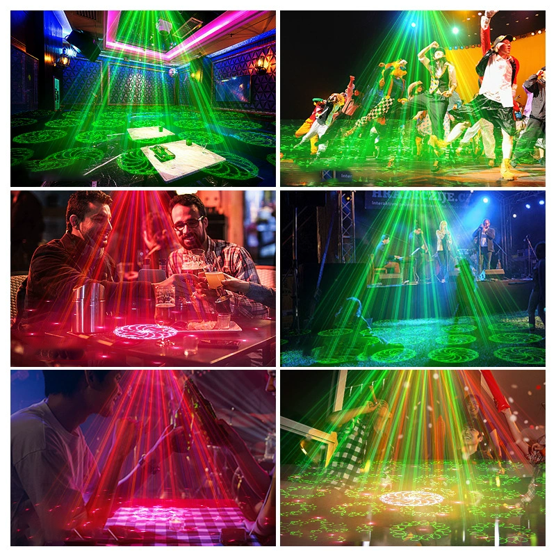 🎉🎇50% de réduction ! Projecteur laser DJ – 7 modes, télécommande & synchronisation musicale