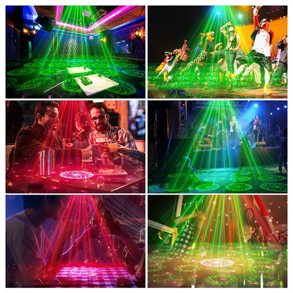🎉🎇50% de réduction ! Projecteur laser DJ – 7 modes, télécommande & synchronisation musicale