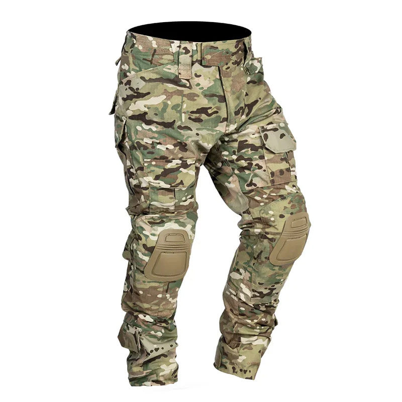 🪖👖Pantalon cargo tactique pour homme avec genouillères intégrées – Conçu pour la mobilité, la durabilité et un rangement prêt à l'emploi