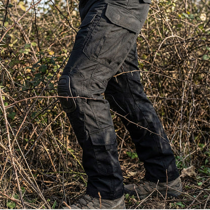 🪖👖Pantalon cargo tactique pour homme avec genouillères intégrées – Conçu pour la mobilité, la durabilité et un rangement prêt à l'emploi