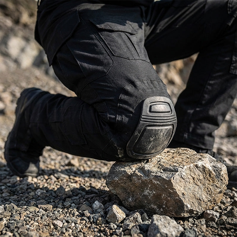 🪖👖Pantalon cargo tactique pour homme avec genouillères intégrées – Conçu pour la mobilité, la durabilité et un rangement prêt à l'emploi
