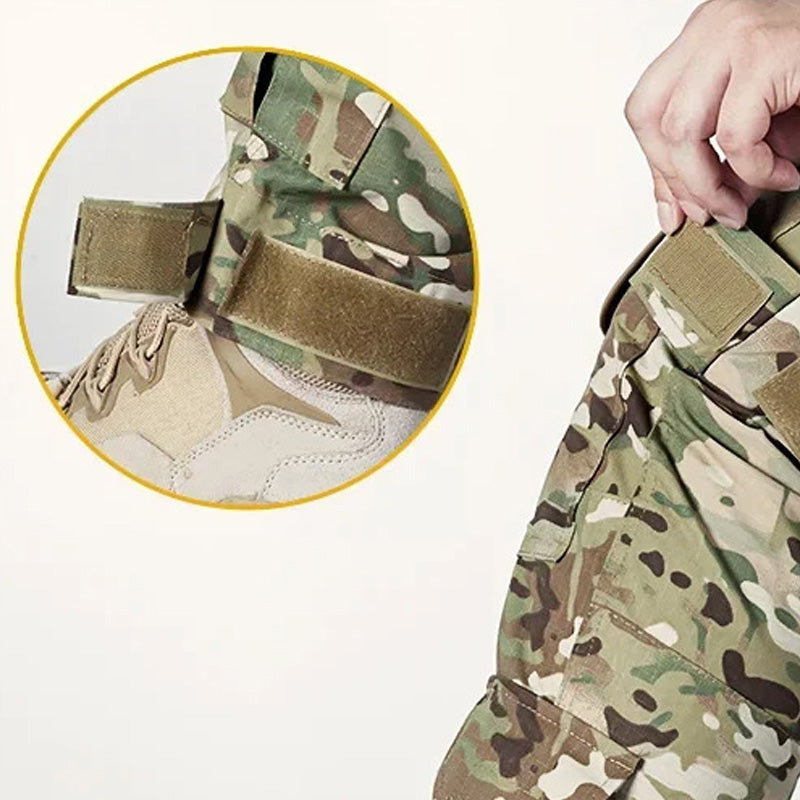 🪖👖Pantalon cargo tactique pour homme avec genouillères intégrées – Conçu pour la mobilité, la durabilité et un rangement prêt à l'emploi