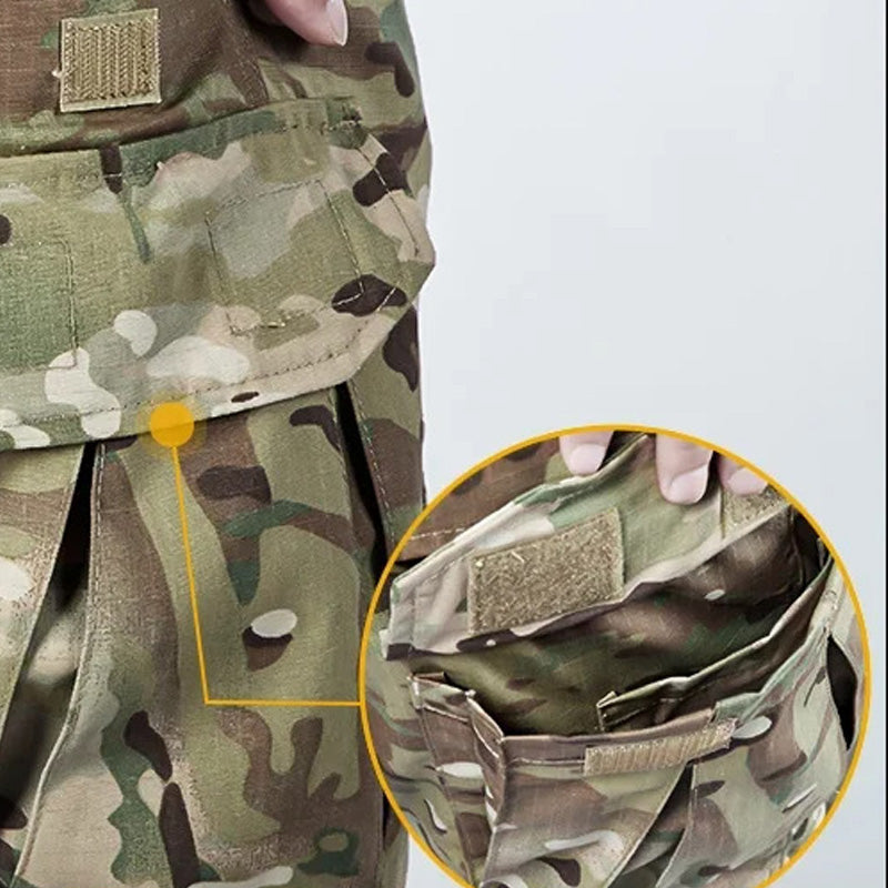 🪖👖Pantalon cargo tactique pour homme avec genouillères intégrées – Conçu pour la mobilité, la durabilité et un rangement prêt à l'emploi