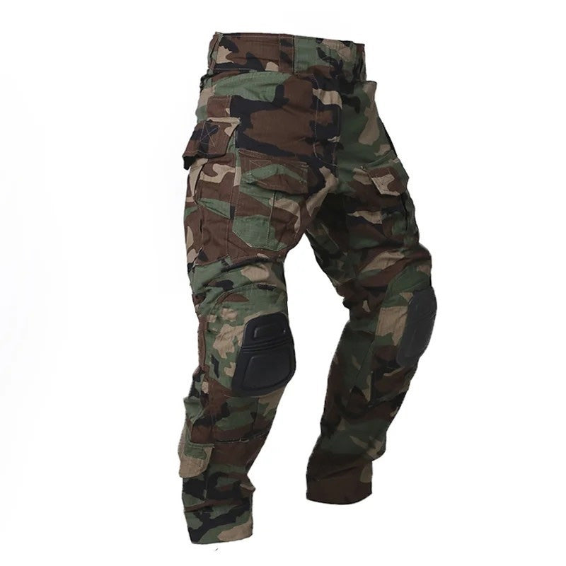🪖👖Pantalon cargo tactique pour homme avec genouillères intégrées – Conçu pour la mobilité, la durabilité et un rangement prêt à l'emploi
