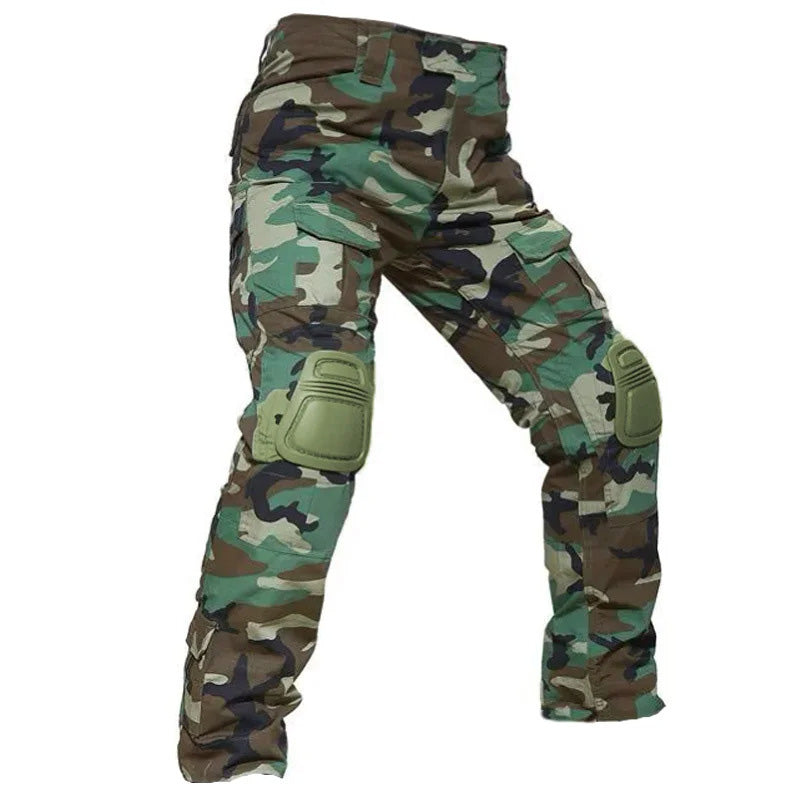 🪖👖Pantalon cargo tactique pour homme avec genouillères intégrées – Conçu pour la mobilité, la durabilité et un rangement prêt à l'emploi
